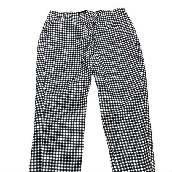 Rag and bone black and white checked black pants size 12 - Picture 8 of 9